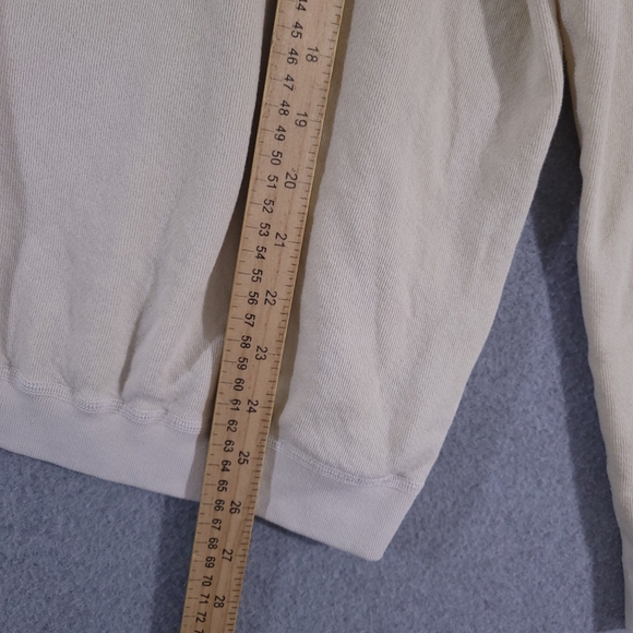 Free City Sweatshirt Women's Medium Lucky Rabbits Crewneck Pullover White Cozy - Picture 5 of 7